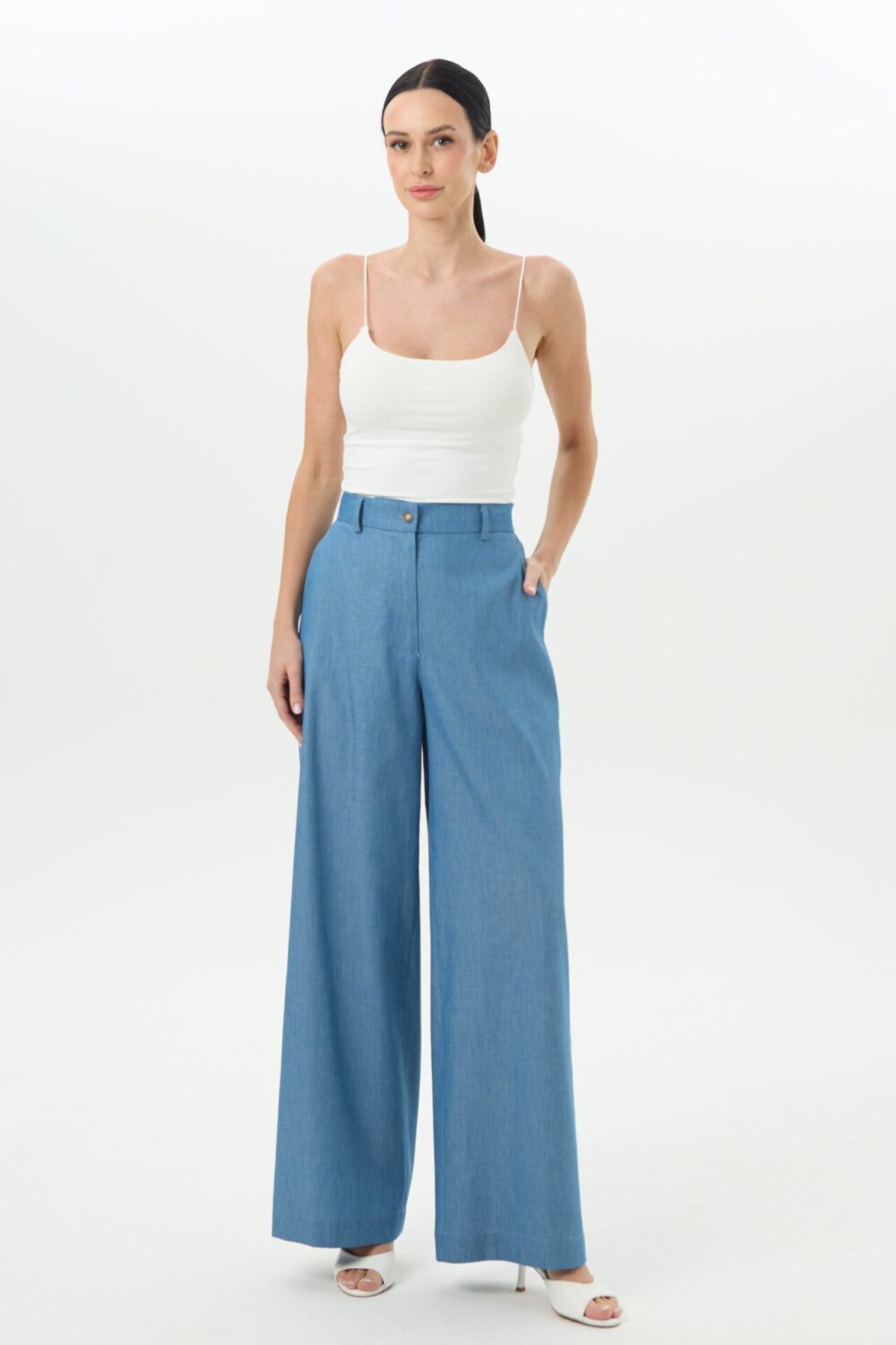 Kelnės Tessa – light blue