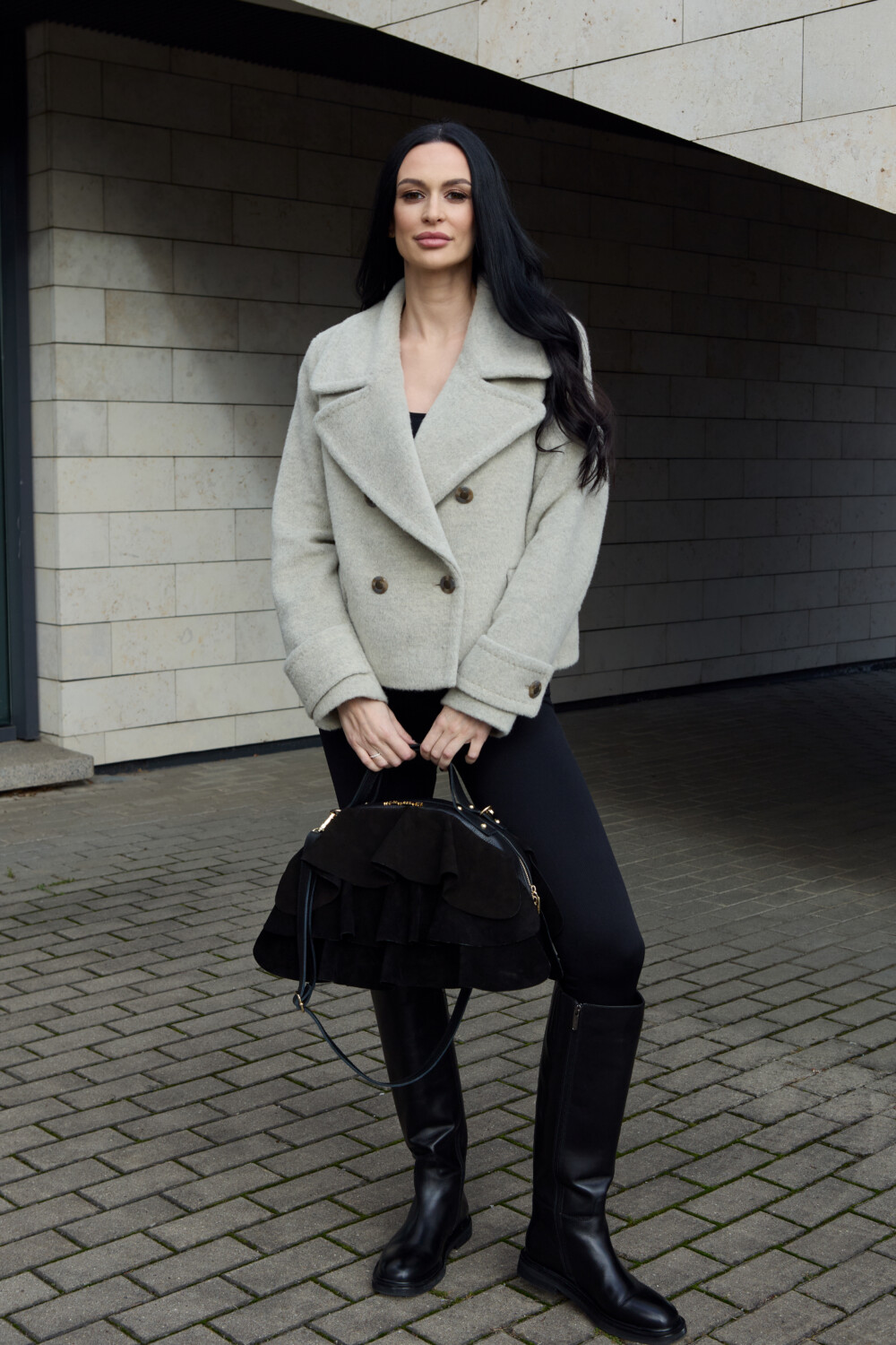 Puspaltis alpakos vilnos – Carla grey