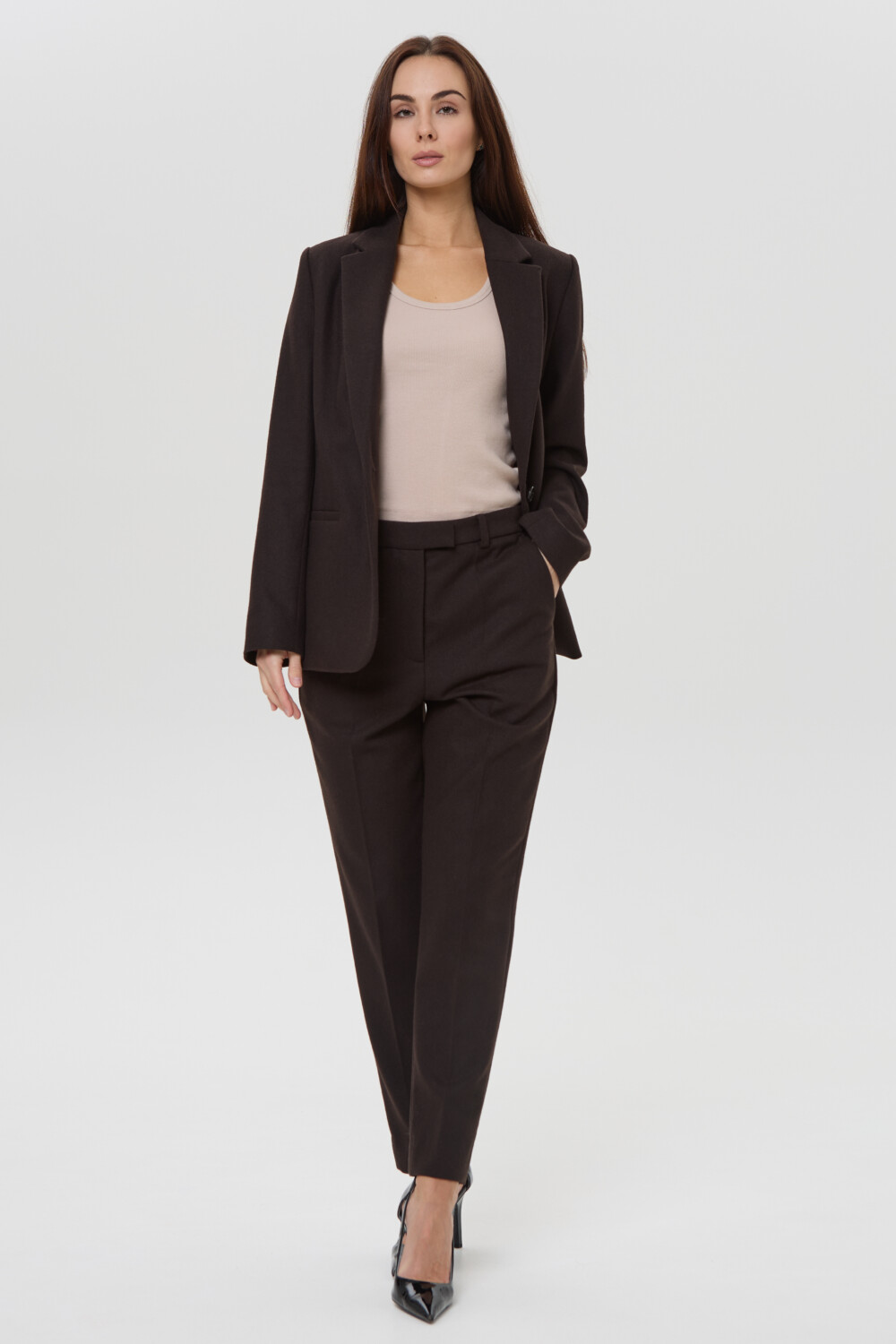 Kelnės Elisa - chocolate