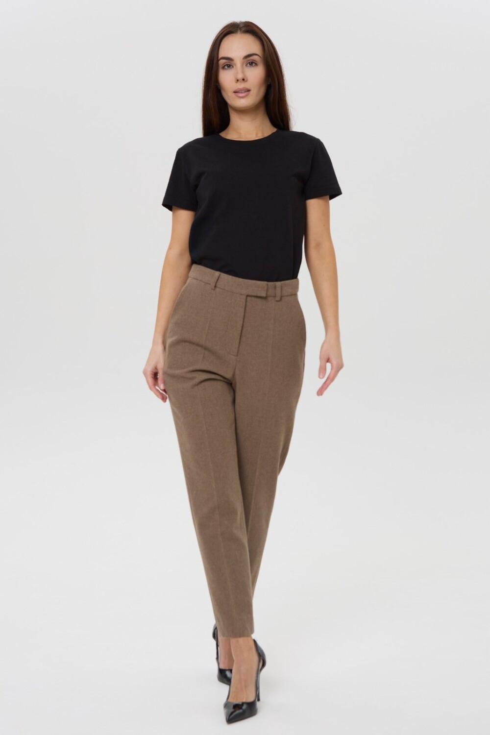 Kelnės Elisa - warm taupe