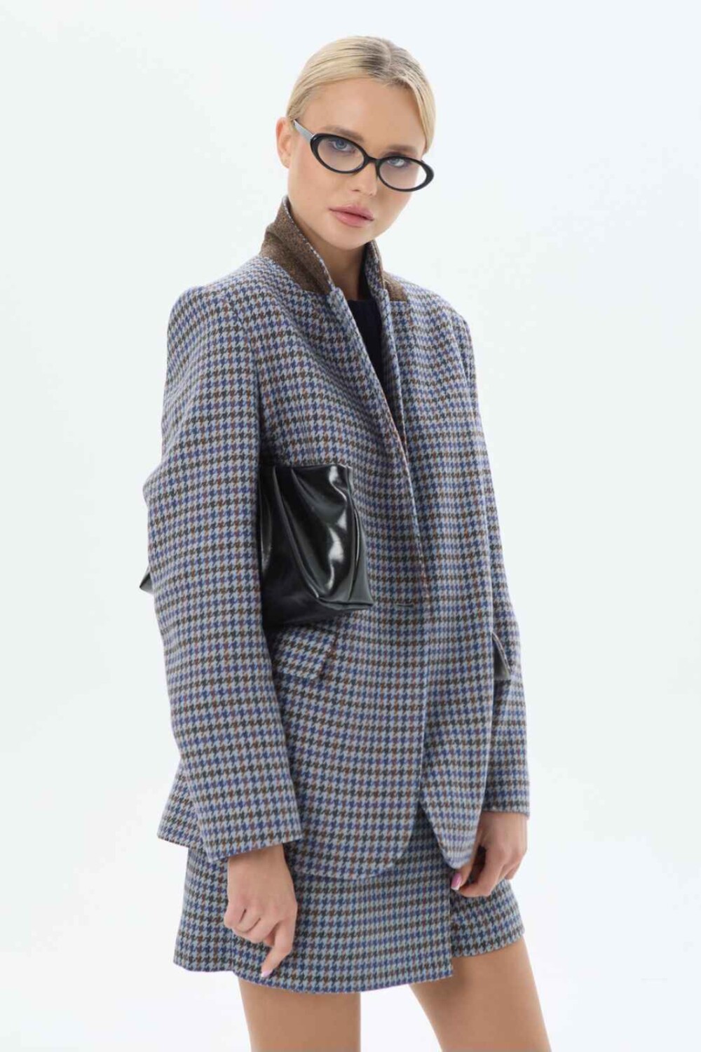 Švarkas Houndstooth - blue