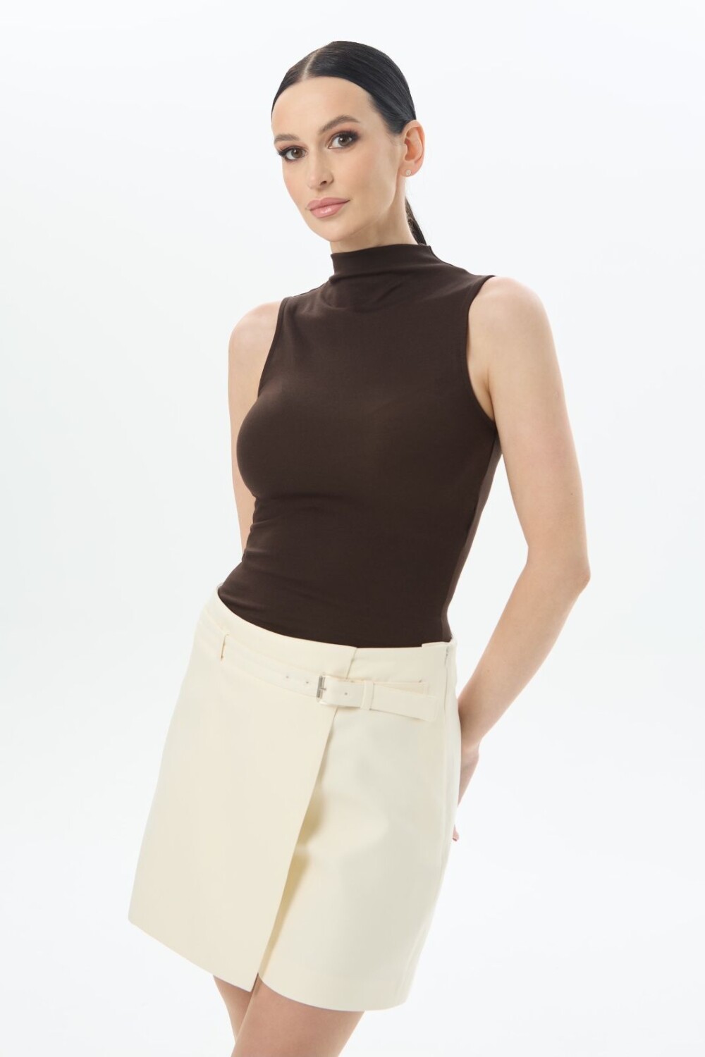 Sijonas - šortai Marcella pearl white