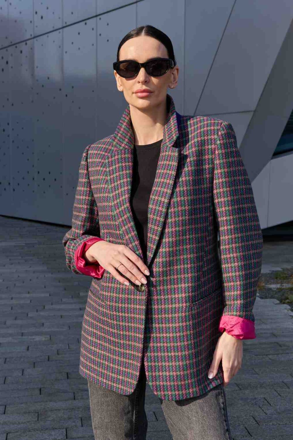 Švarkas - deep purple